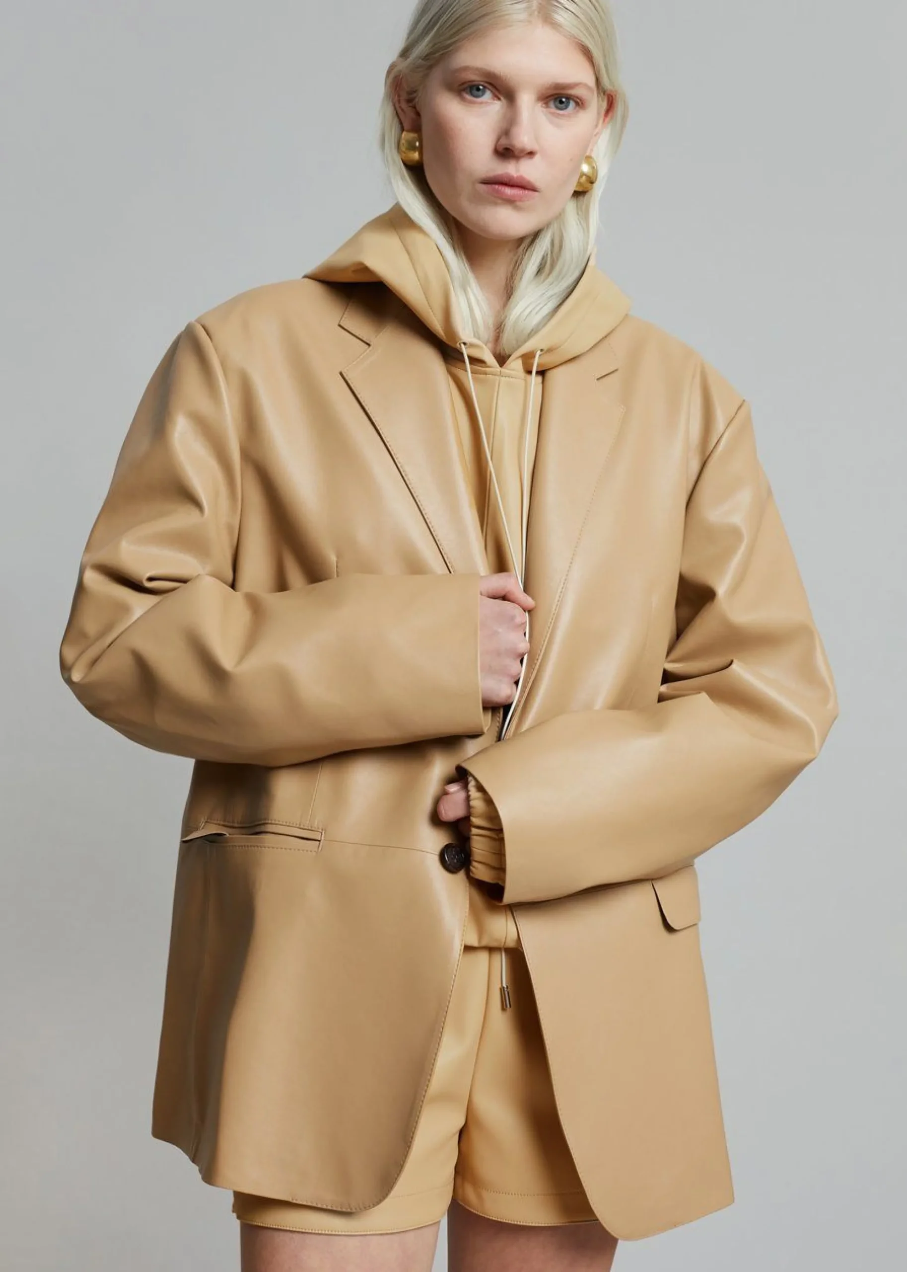 The Frankie Shop Olympia Blazer Butter Clearance