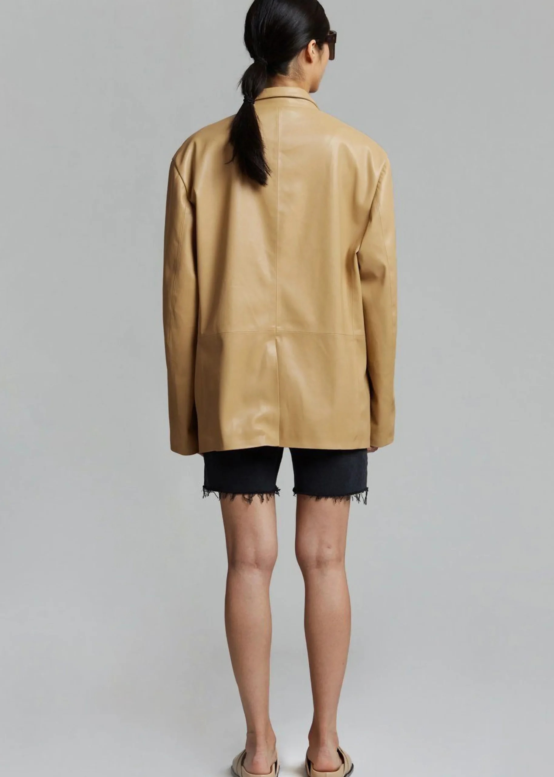 The Frankie Shop Olympia Blazer Butter Clearance
