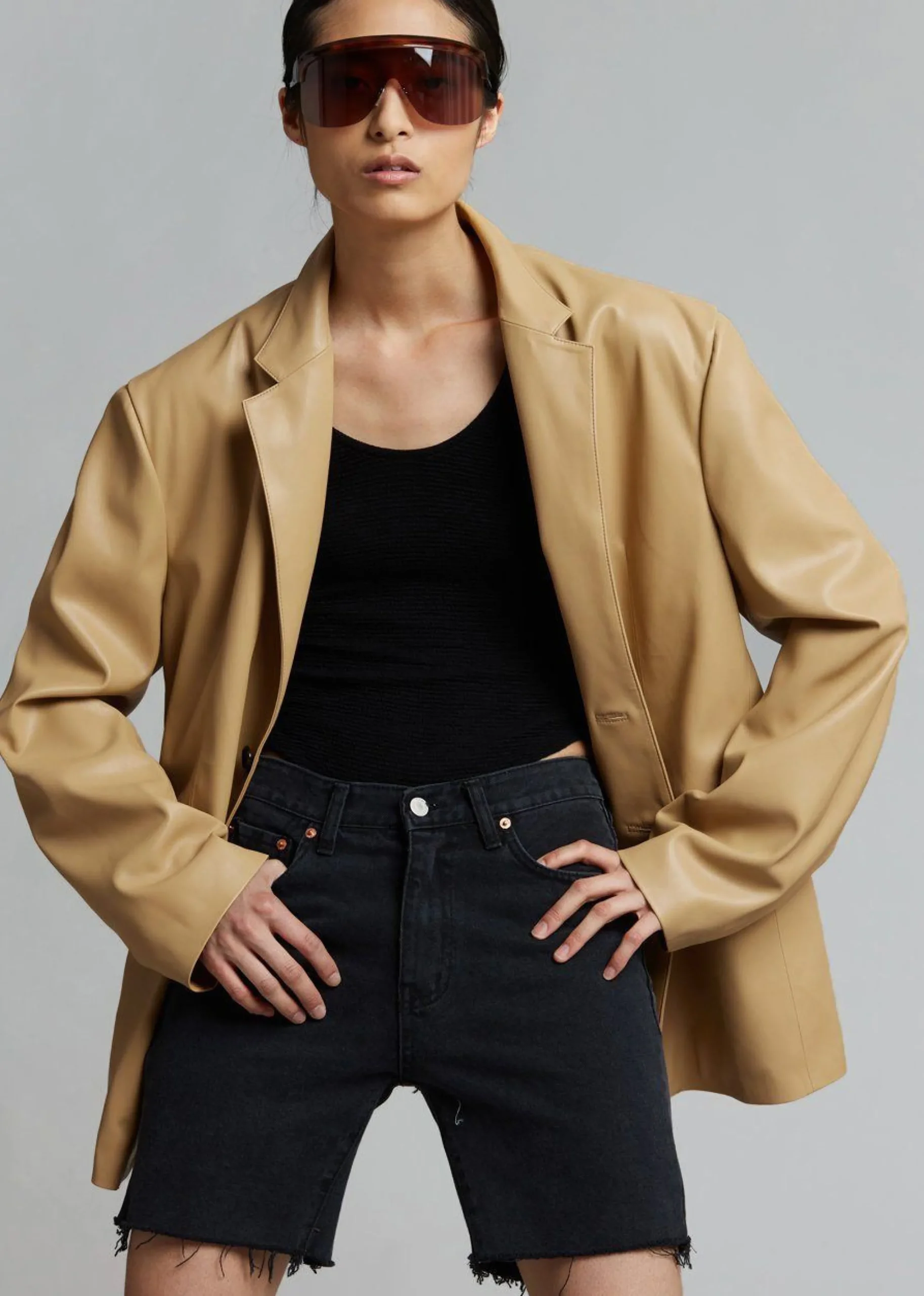 The Frankie Shop Olympia Blazer Butter Clearance