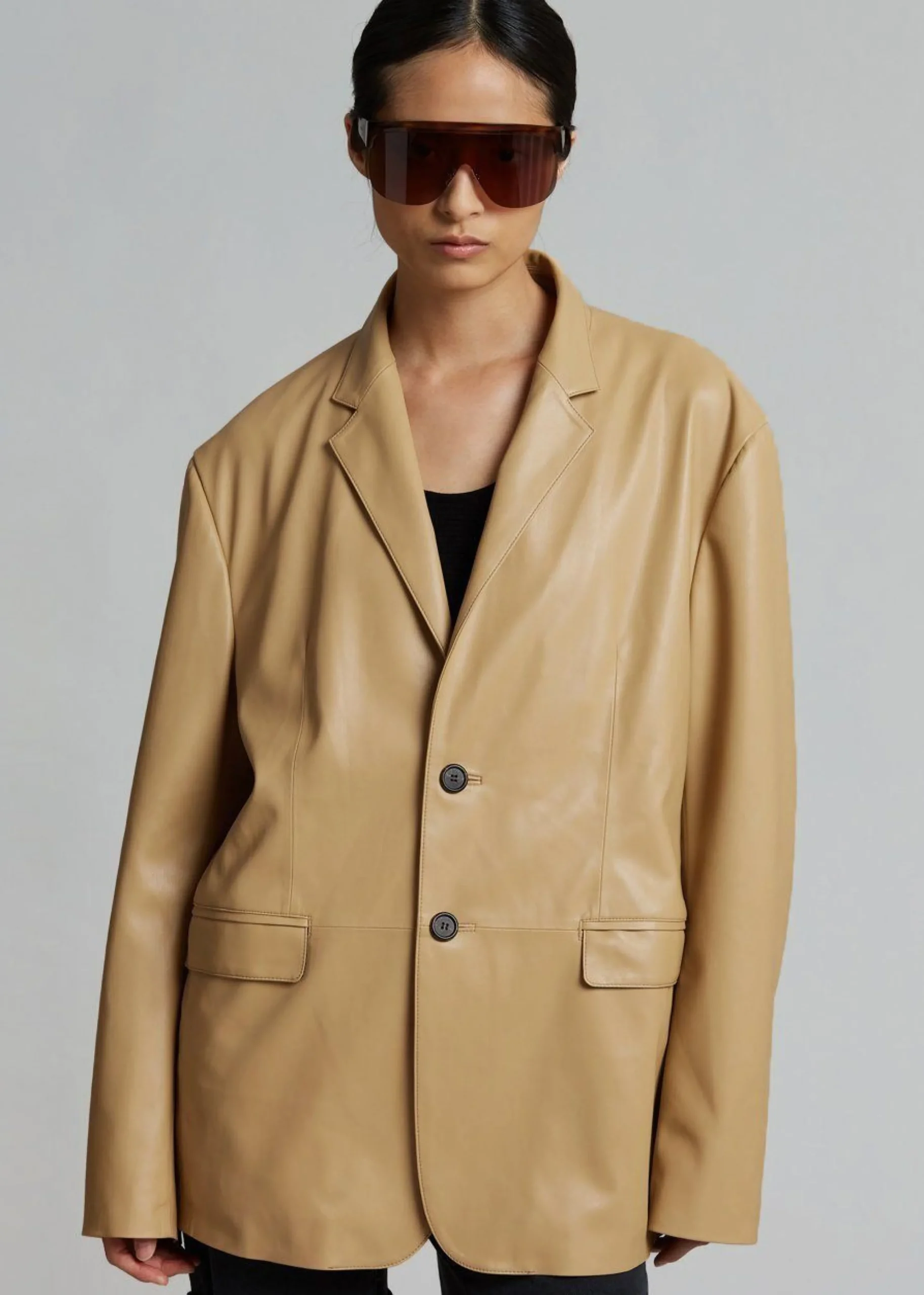 The Frankie Shop Olympia Blazer Butter Clearance