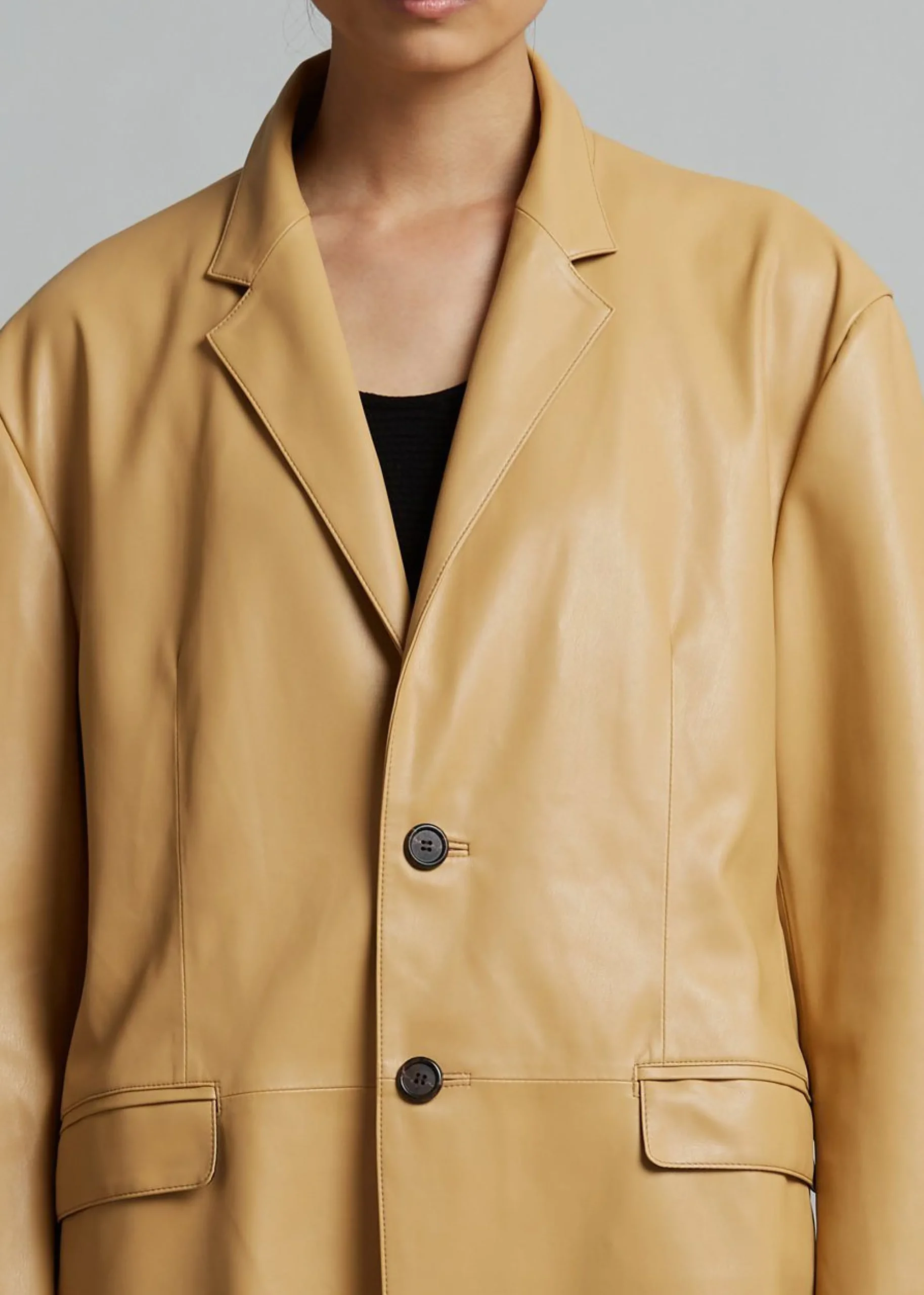 The Frankie Shop Olympia Blazer Butter Clearance