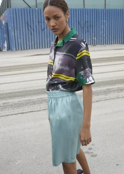 The Frankie Shop Operasport Tony Unisex Shirt Green Print