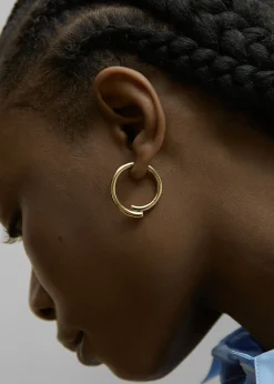 The Frankie Shop Otiumberg Chaos Hoops Gold Hot