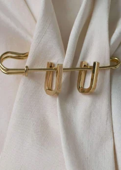 The Frankie Shop Otiumberg Chunky Square Hoops Gold Hot