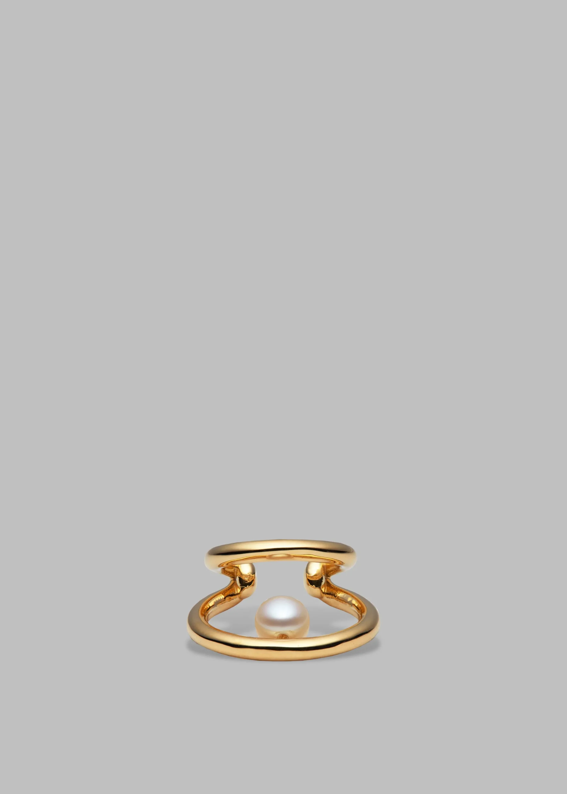 The Frankie Shop Otiumberg Double Pearl Cuff Gold Online