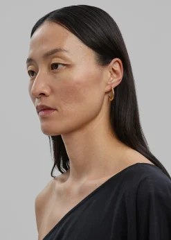 The Frankie Shop Otiumberg Graduated Hoops Gold Clearance