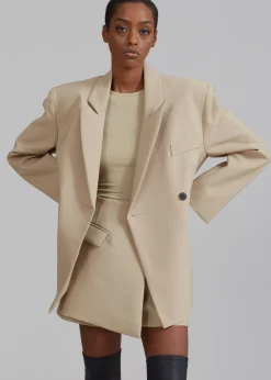 The Frankie Shop Paige Blazer Beige Hot