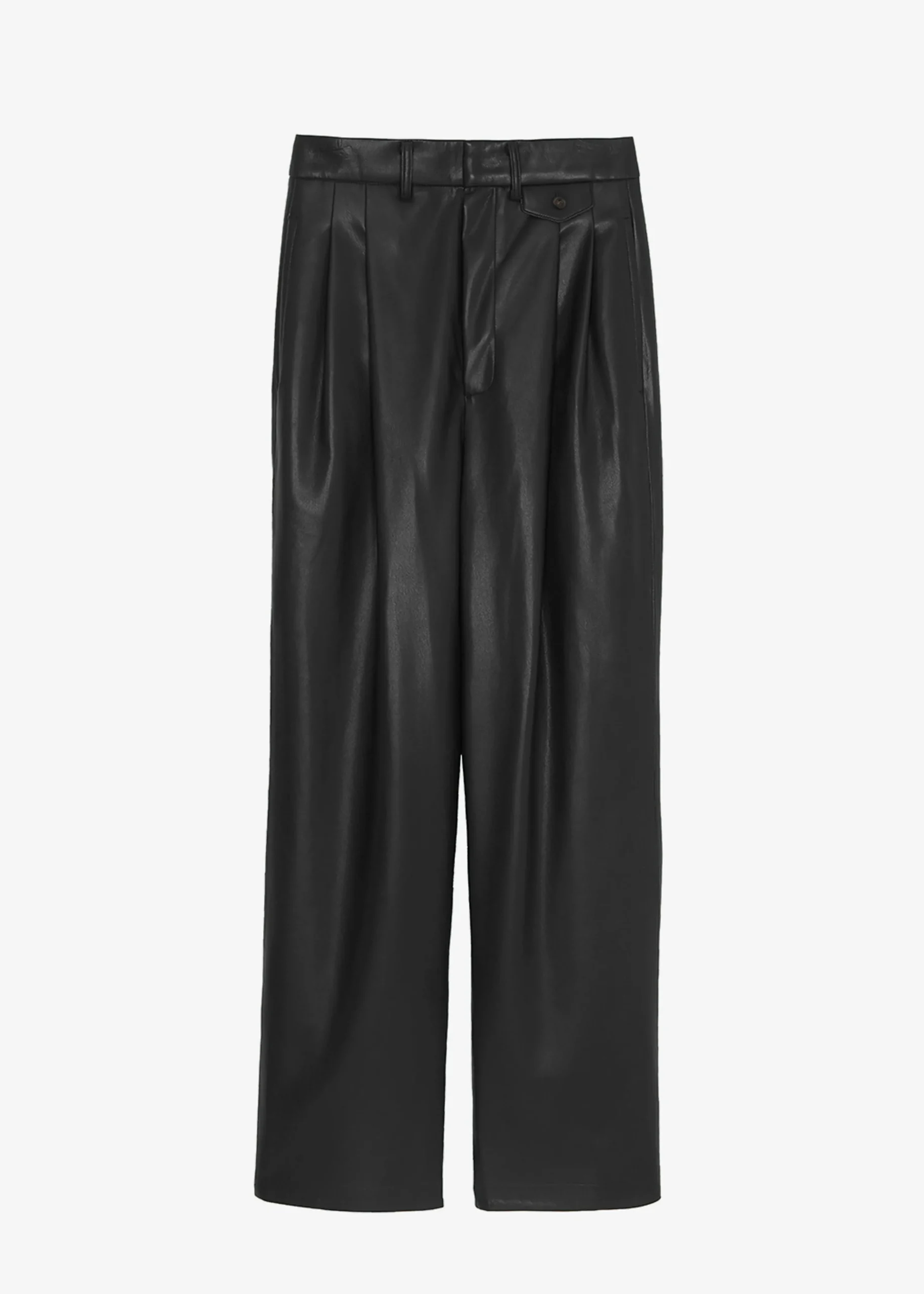 The Frankie Shop Pernille Faux Leather Pants Black Hot