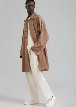The Frankie Shop Peter Trench Coat Beige Sale