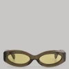 The Frankie Shop Port Tanger Crepuscolo Sunglasses Cardamom Online