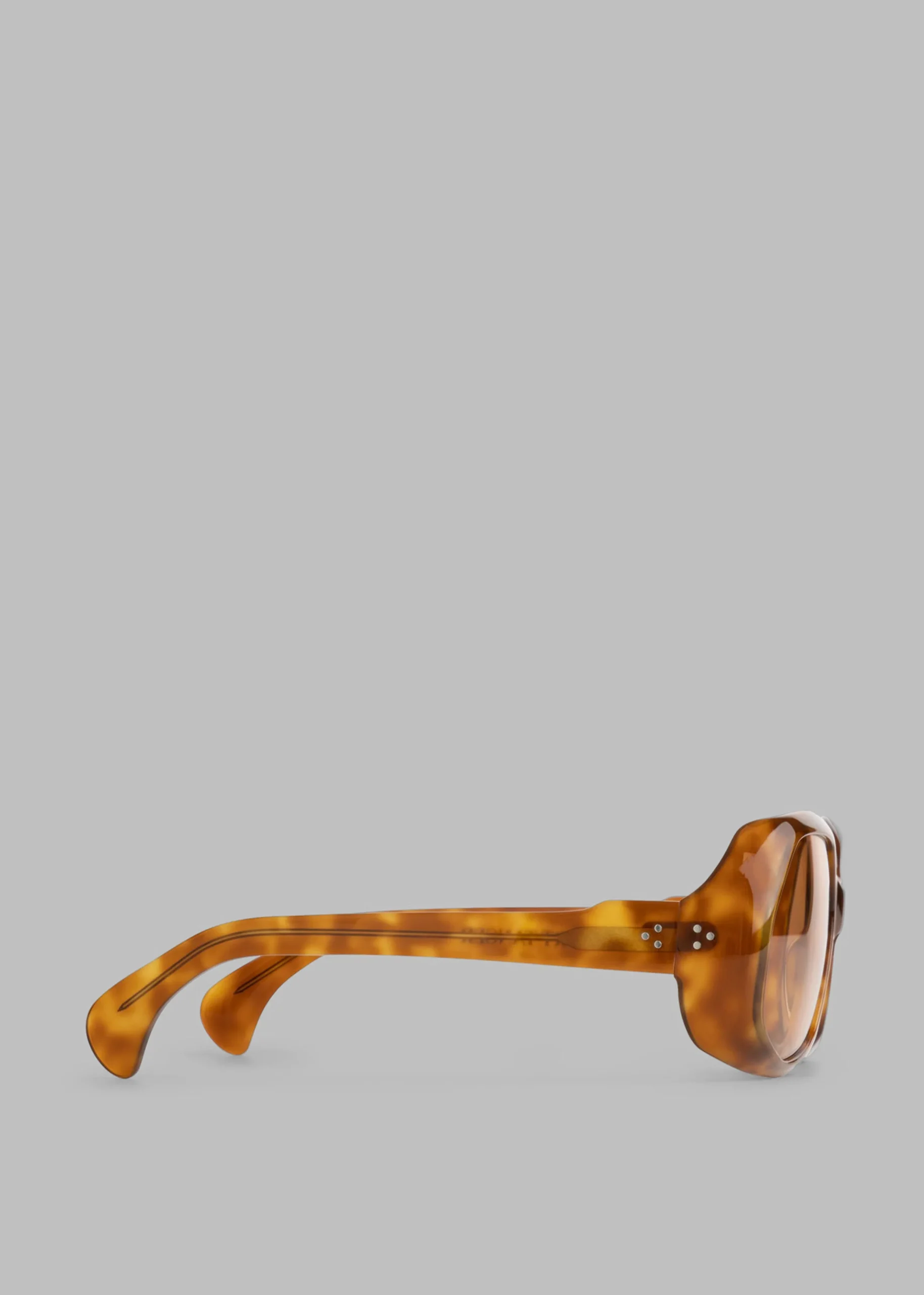 The Frankie Shop Port Tanger Yamina Sunglasses Oliban Acetate Amber Lens