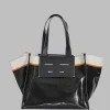 The Frankie Shop Proenza Schouler White Label Xl Morris Coated Canvas Tote Black Hot