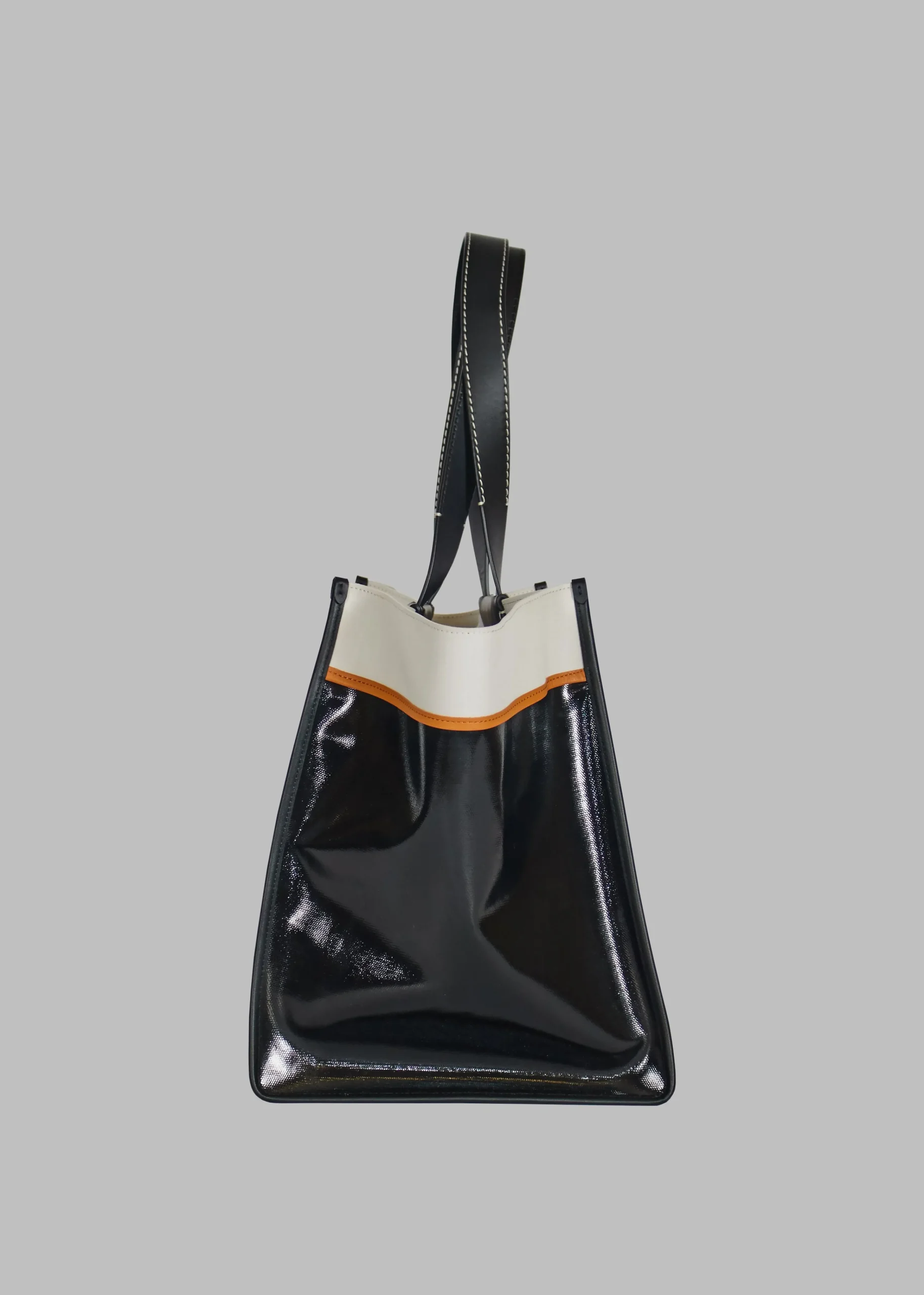 The Frankie Shop Proenza Schouler White Label Xl Morris Coated Canvas Tote Black Hot