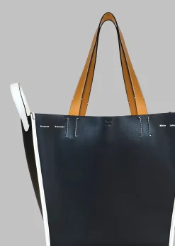 The Frankie Shop Proenza Schouler White Label Xl Mercer Leather Tote Black Sale