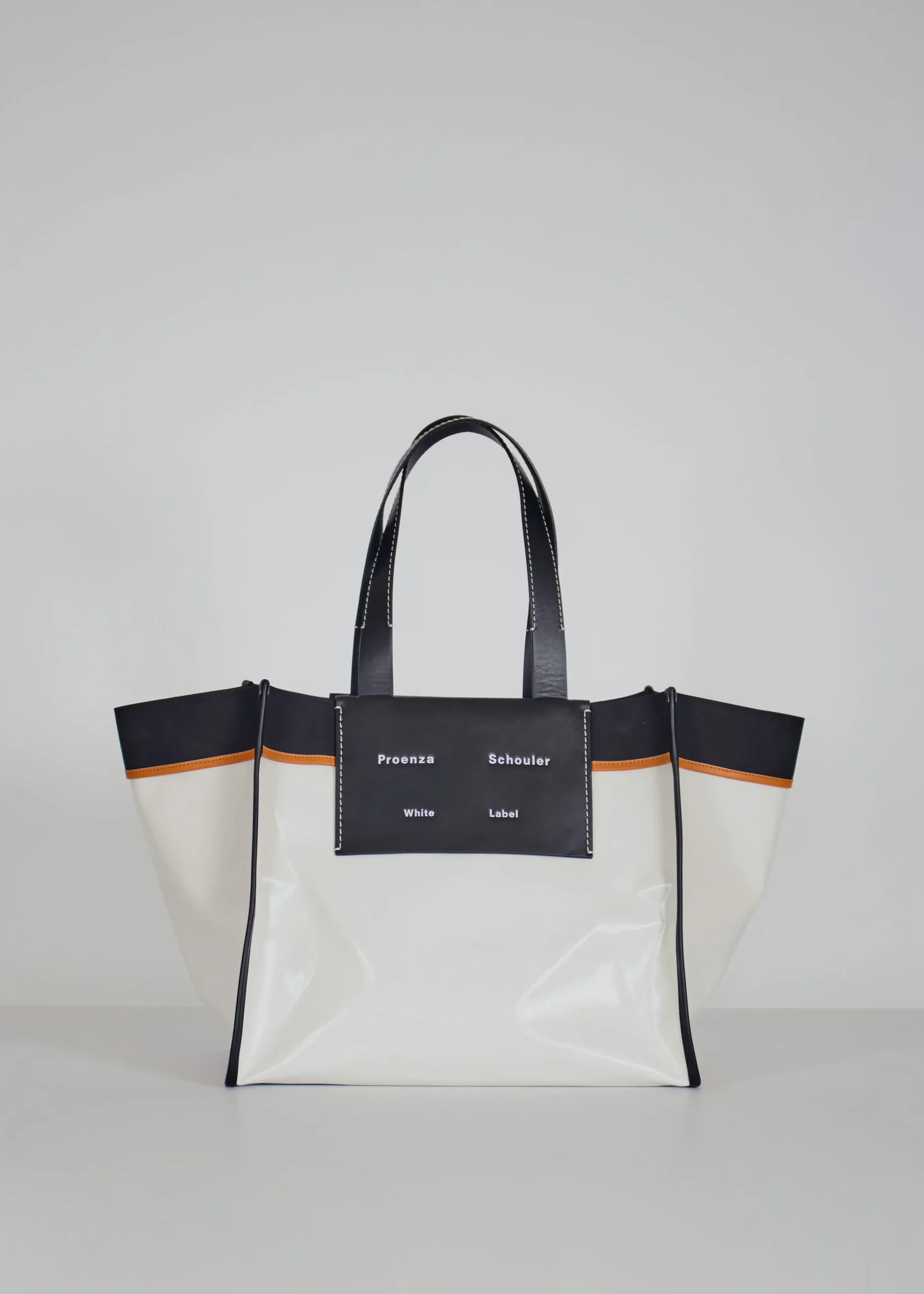 The Frankie Shop Proenza Schouler White Label Xl Morris Coated Canvas Tote Off White Hot