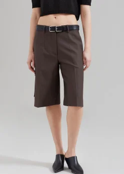 The Frankie Shop Revel Cargo Shorts Brown Sale