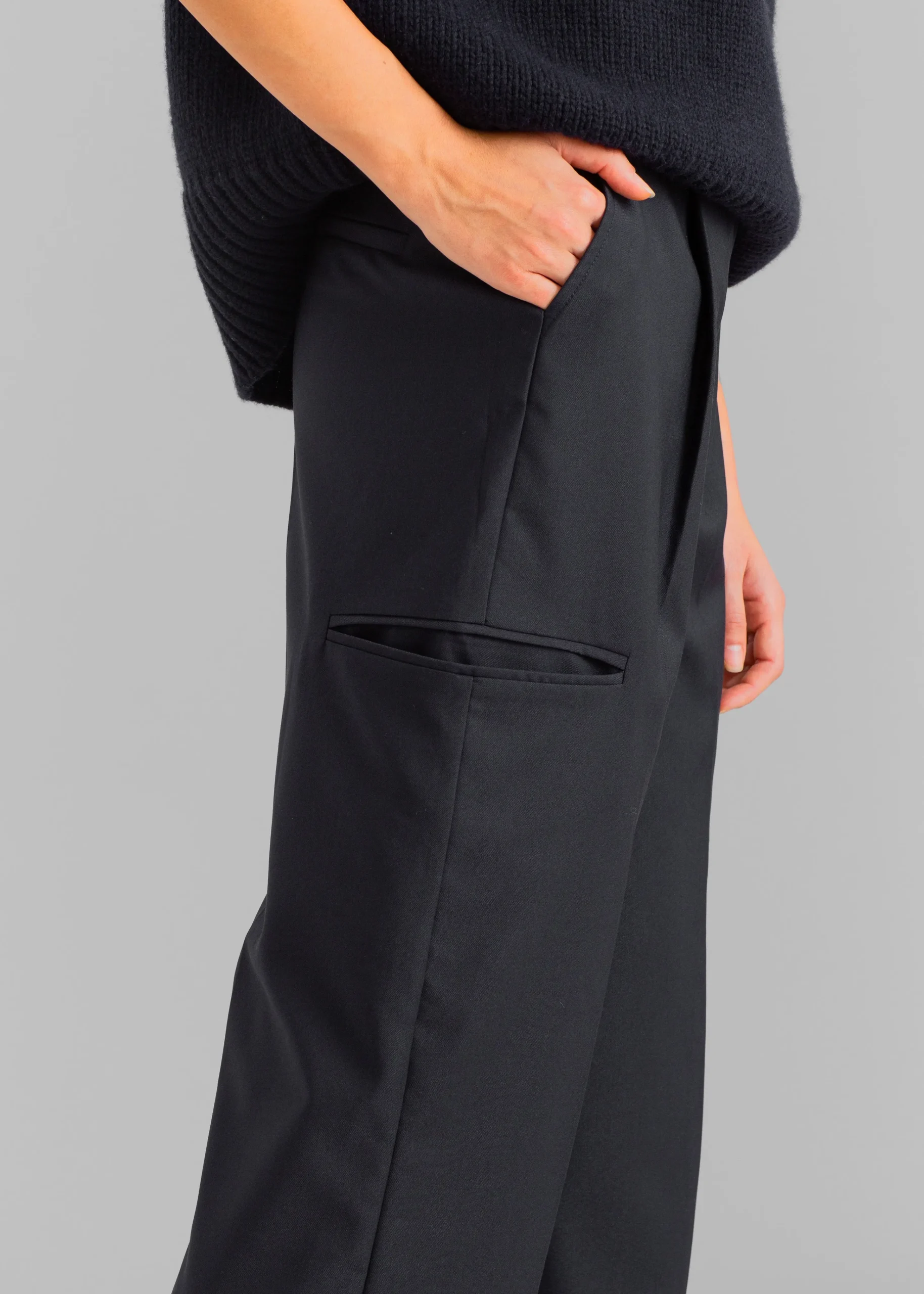 The Frankie Shop Robin Cargo Pants Black Clearance