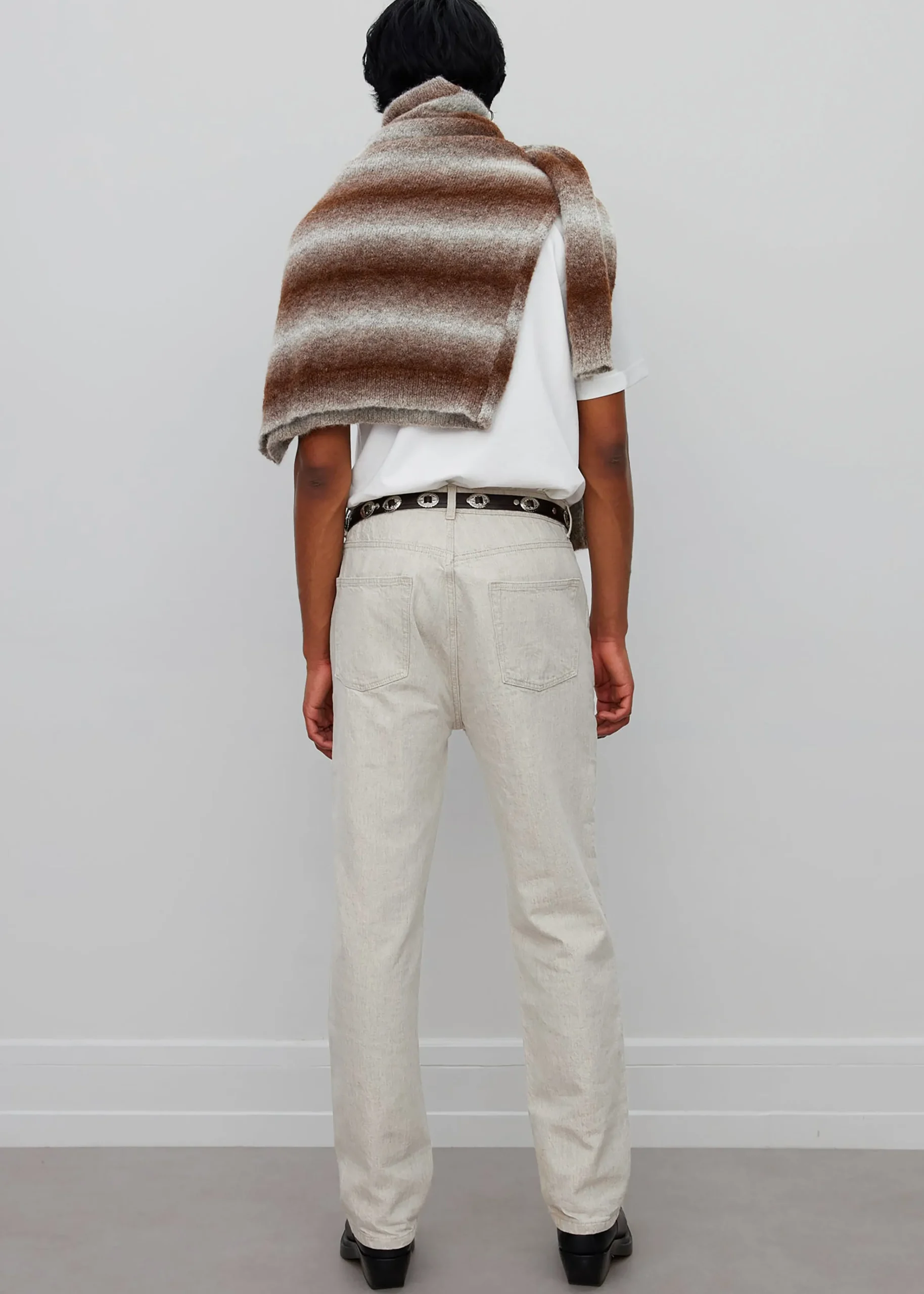 The Frankie Shop Rohe Mozes Trousers Natural Hemp Denim Best