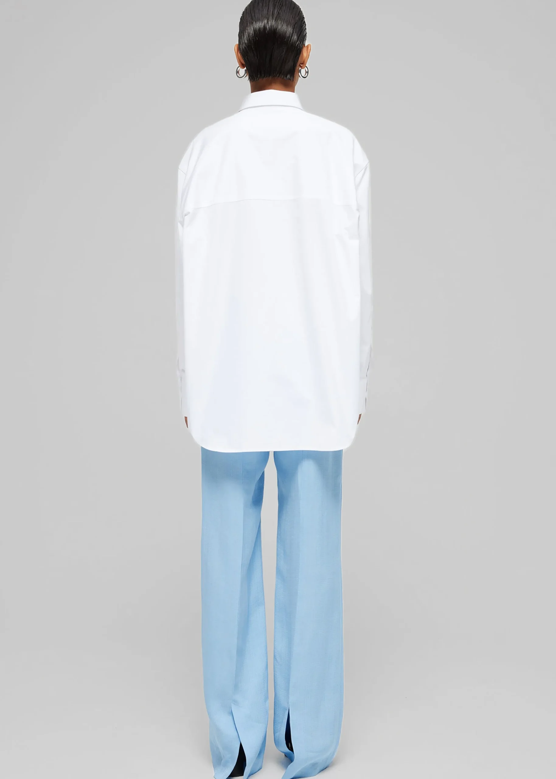 The Frankie Shop Rohe Unisex Classic Shirt White New
