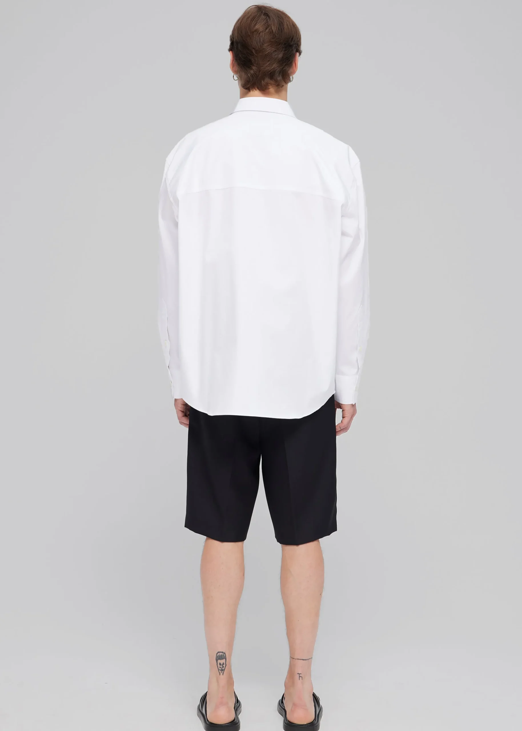 The Frankie Shop Rohe Unisex Classic Shirt White New