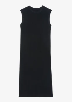 The Frankie Shop Rosie Knit Dress Black Best