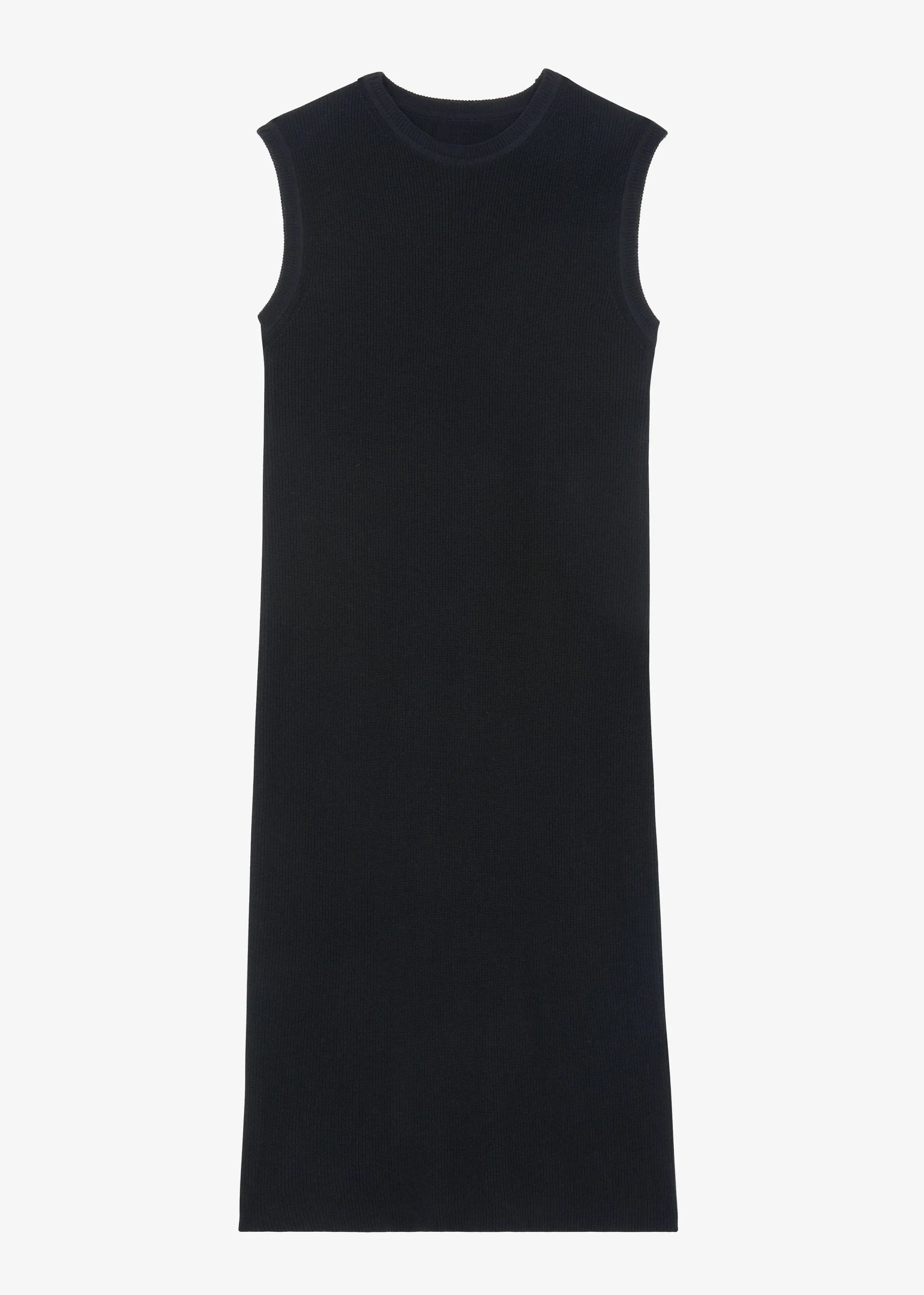 The Frankie Shop Rosie Knit Dress Black Best