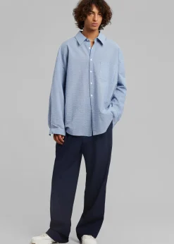 The Frankie Shop Saas Shirt Blue Discount