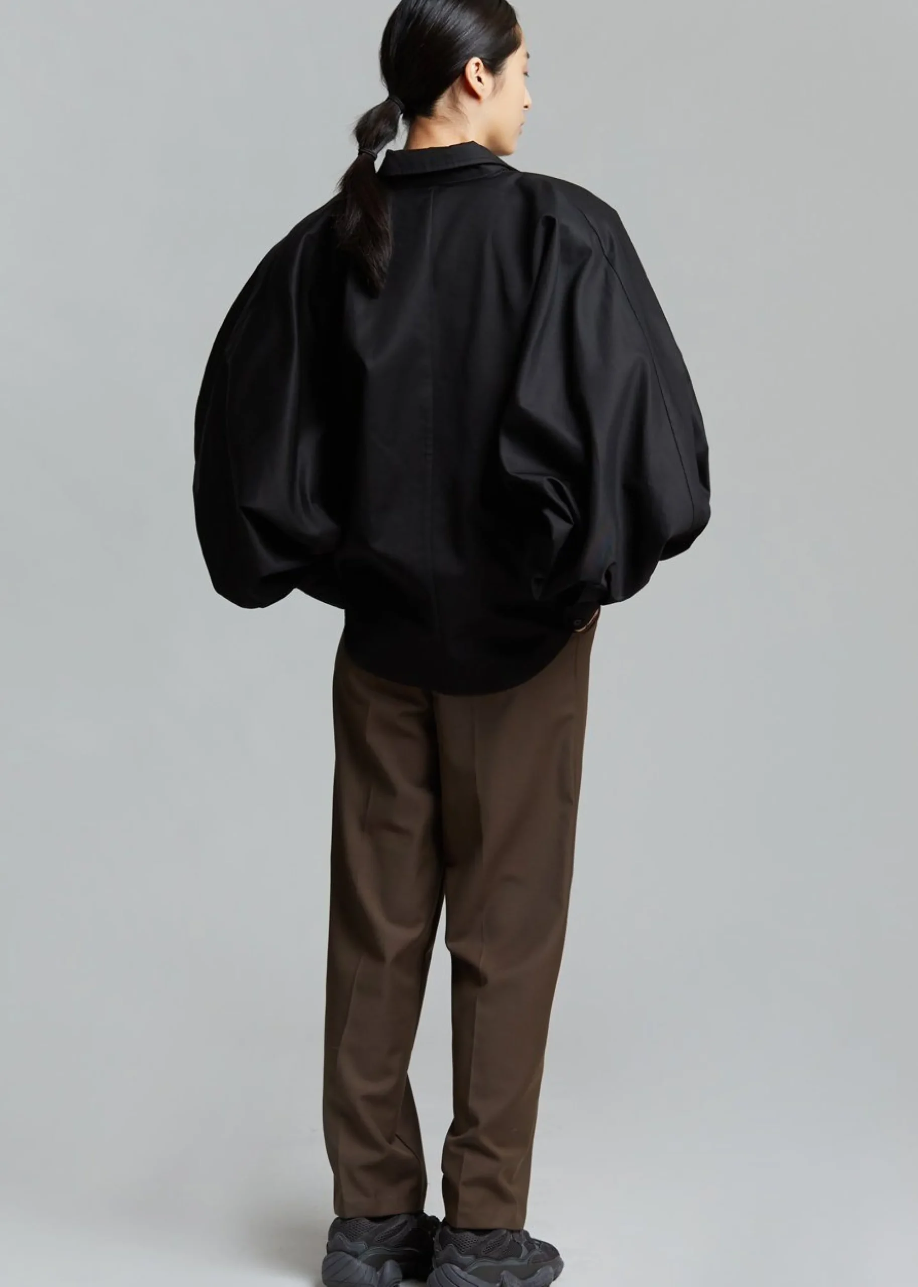 The Frankie Shop Sabi Blouse Black Outlet