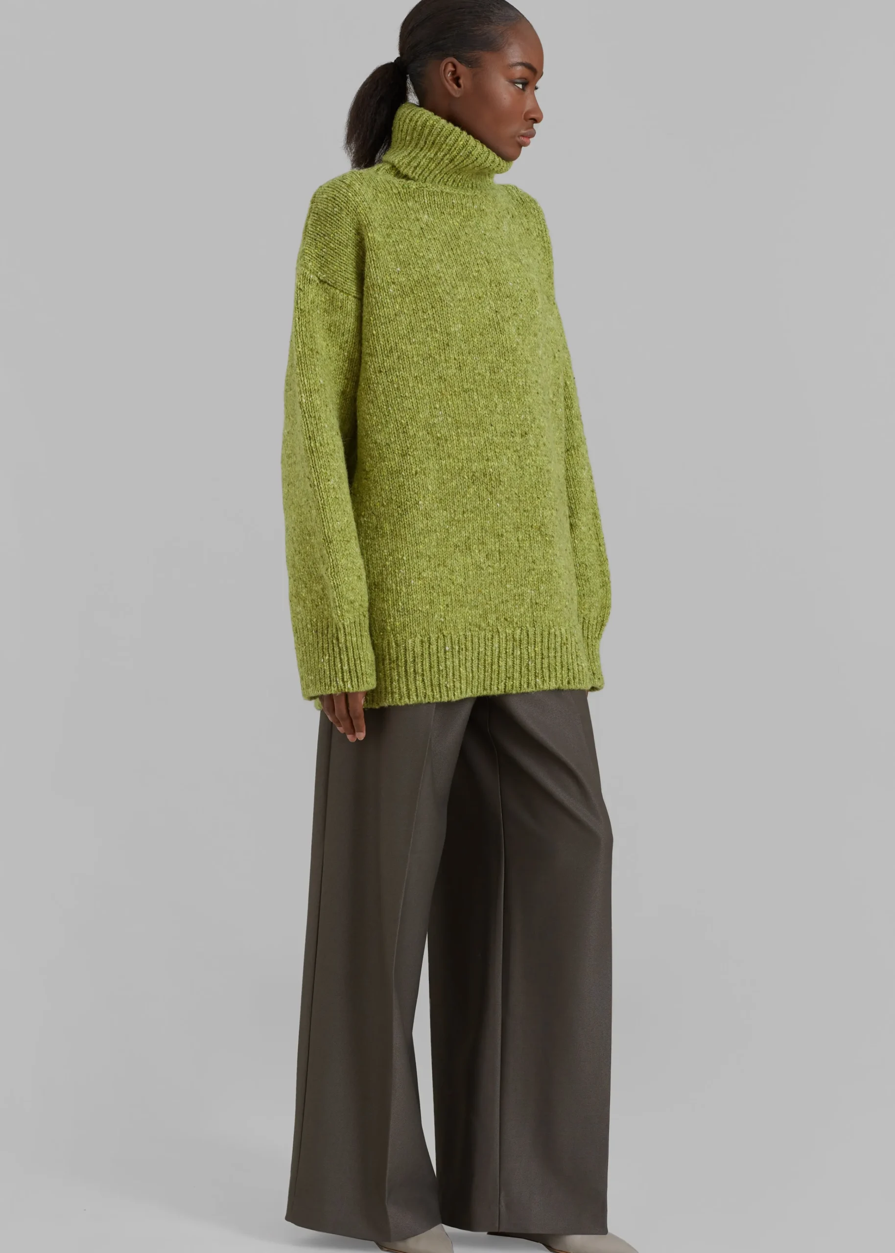 The Frankie Shop Saks Potts Camilla Sweater Pear Discount