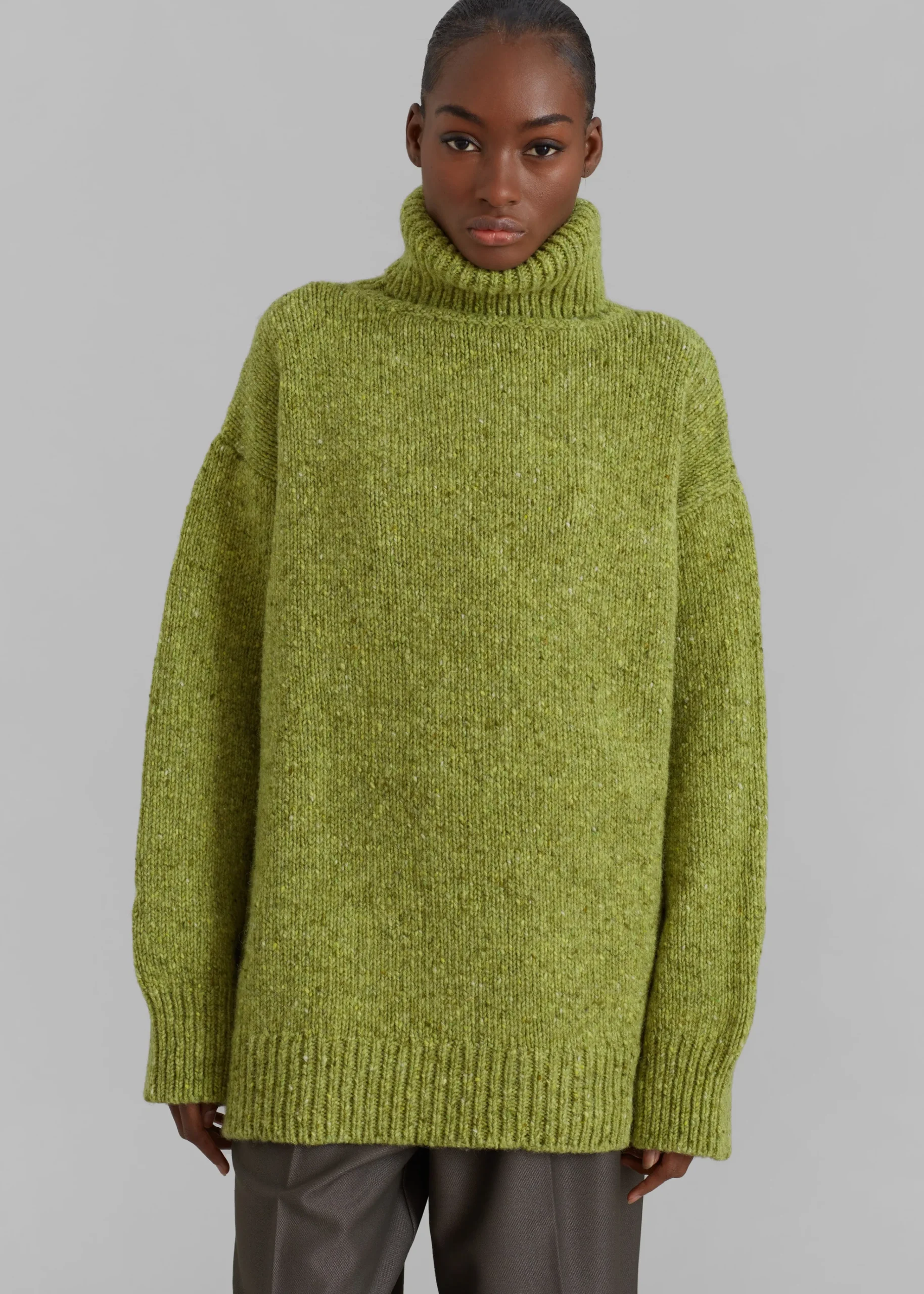 The Frankie Shop Saks Potts Camilla Sweater Pear Discount