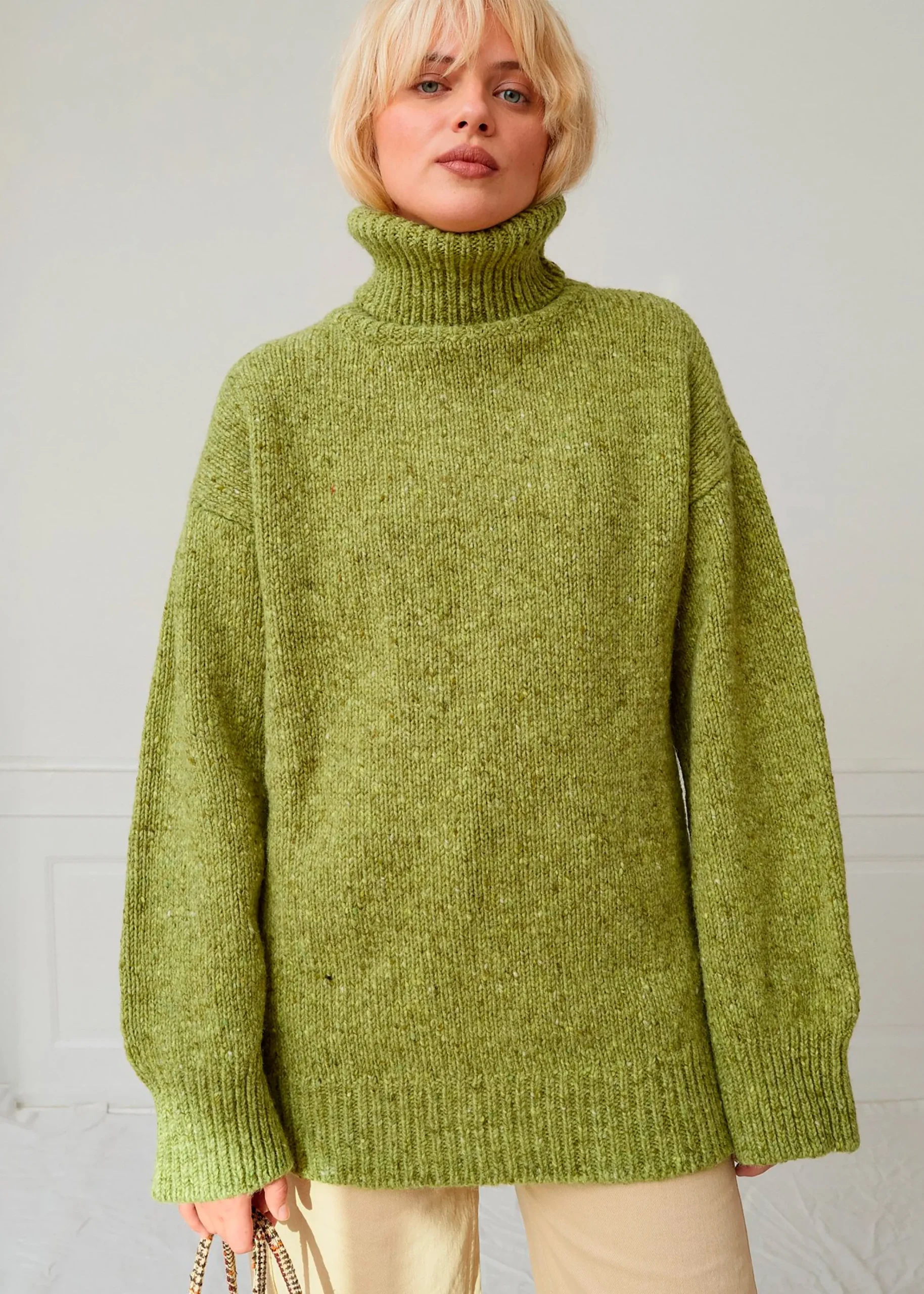 The Frankie Shop Saks Potts Camilla Sweater Pear Discount