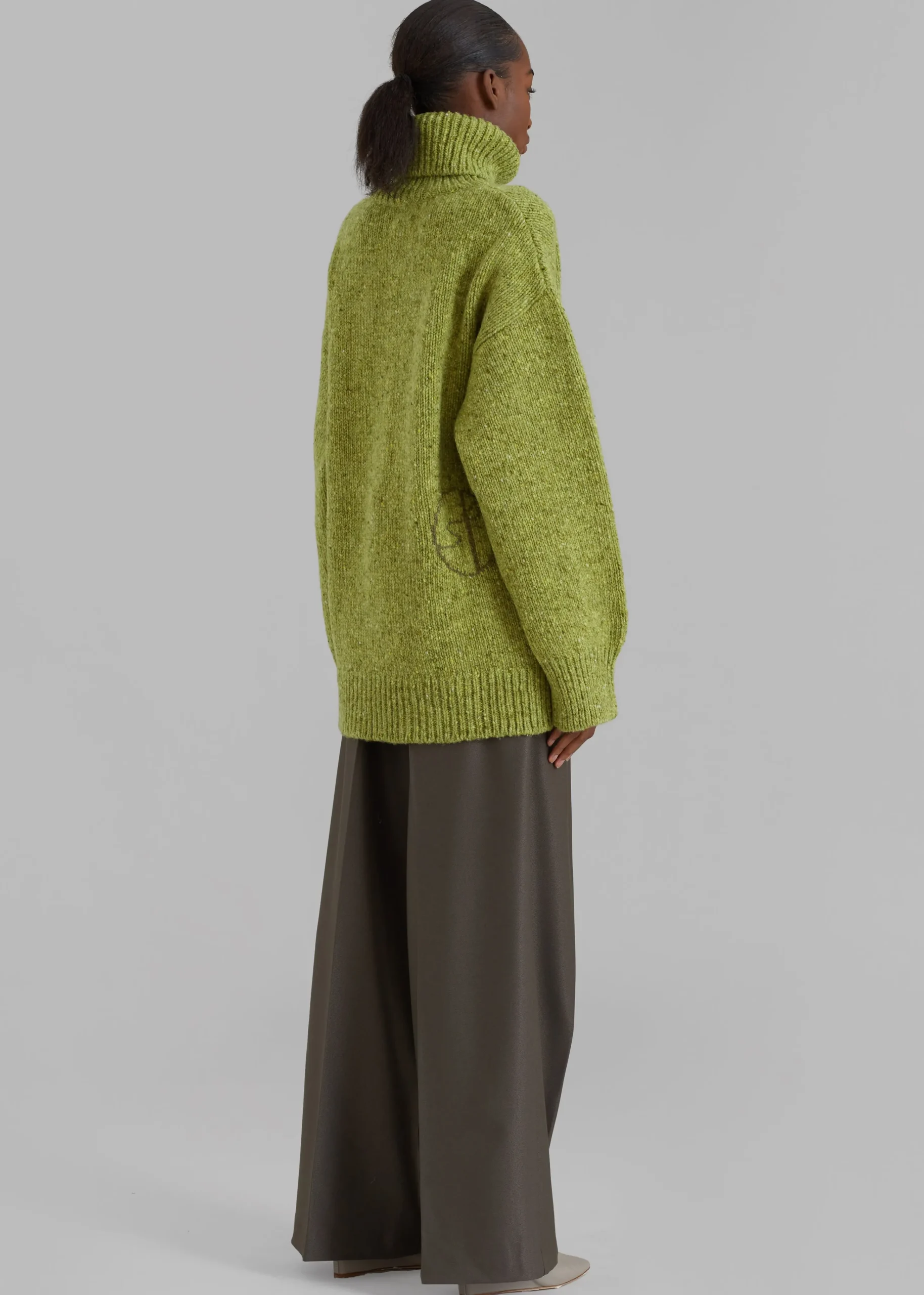 The Frankie Shop Saks Potts Camilla Sweater Pear Discount