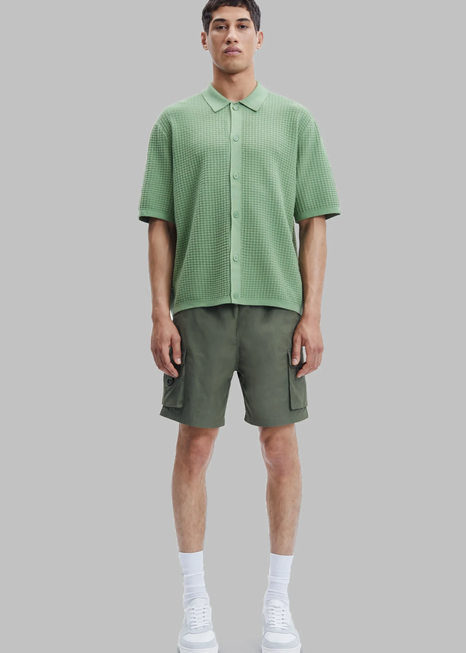 The Frankie Shop Samsoe & Samsoe Derek Polo Basil Outlet