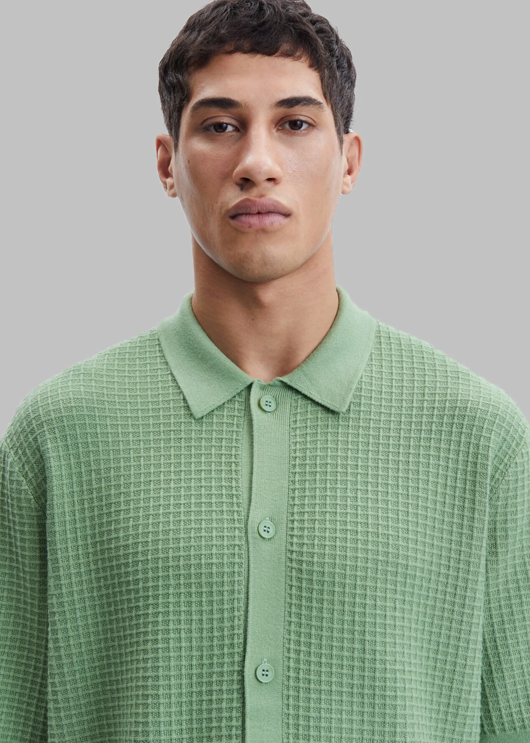 The Frankie Shop Samsoe & Samsoe Derek Polo Basil Outlet