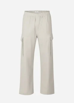 The Frankie Shop Samsoe & Samsoe Jabari Cargo Trousers Oatmeal Online