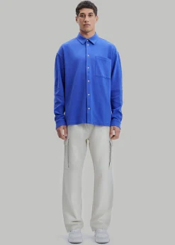 The Frankie Shop Samsoe & Samsoe Poul Shirt Dazzling Blue Online