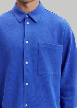 The Frankie Shop Samsoe & Samsoe Poul Shirt Dazzling Blue Online