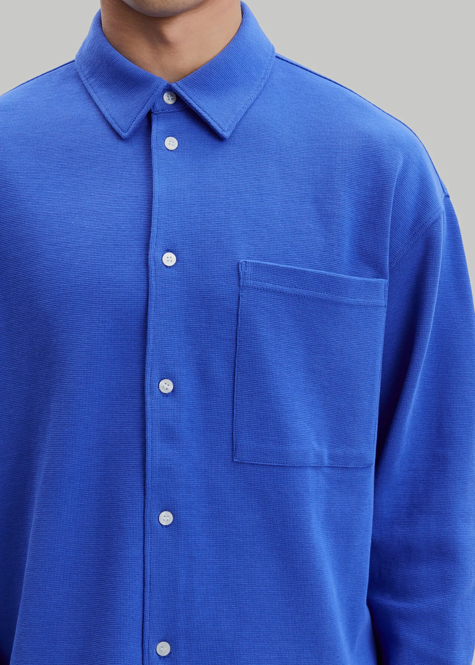 The Frankie Shop Samsoe & Samsoe Poul Shirt Dazzling Blue Online