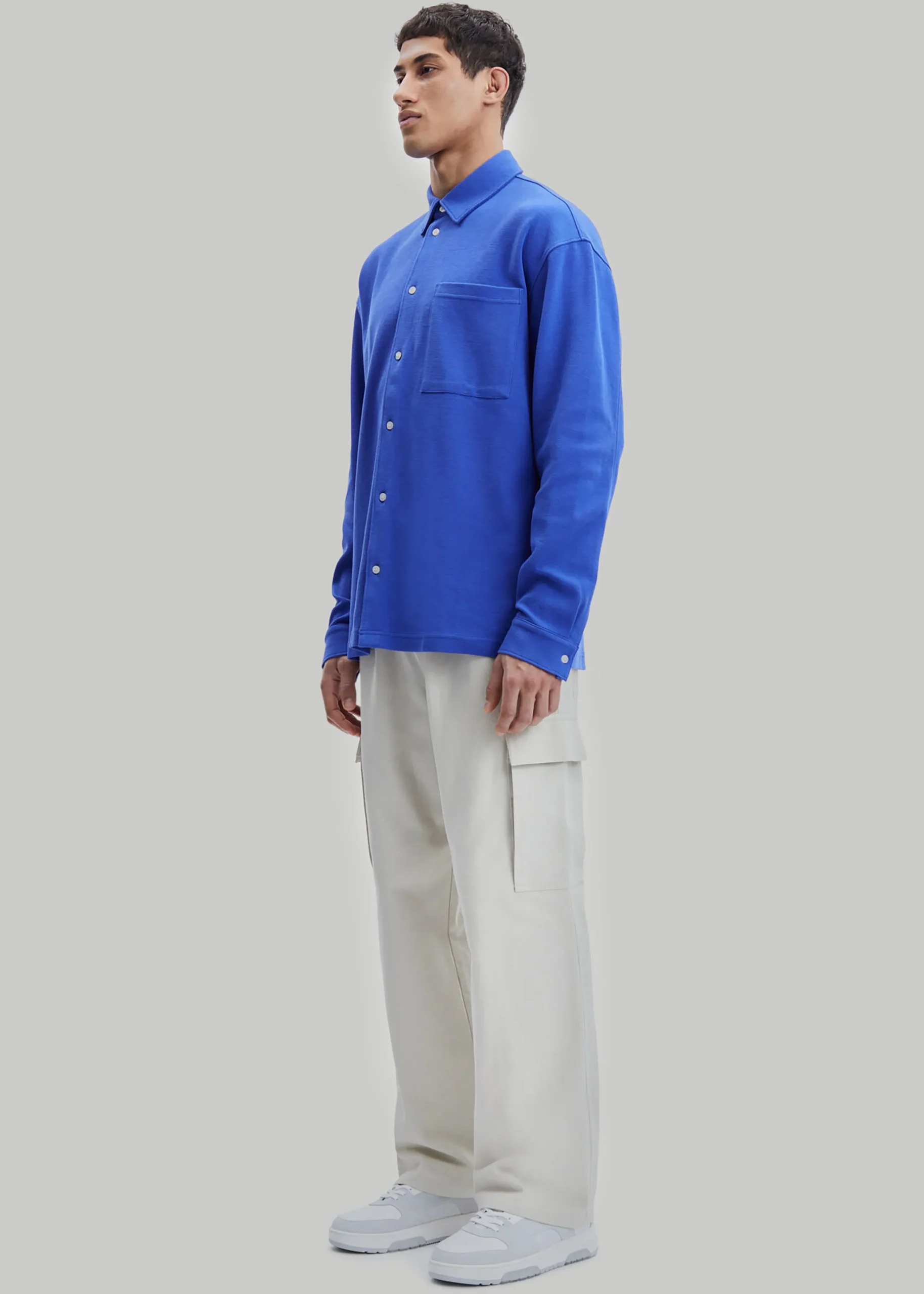 The Frankie Shop Samsoe & Samsoe Poul Shirt Dazzling Blue Online