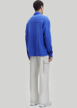 The Frankie Shop Samsoe & Samsoe Poul Shirt Dazzling Blue Online