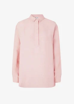 The Frankie Shop Samsoe Samsoe Alfrida Hp Shirt Coral Cloud Hot