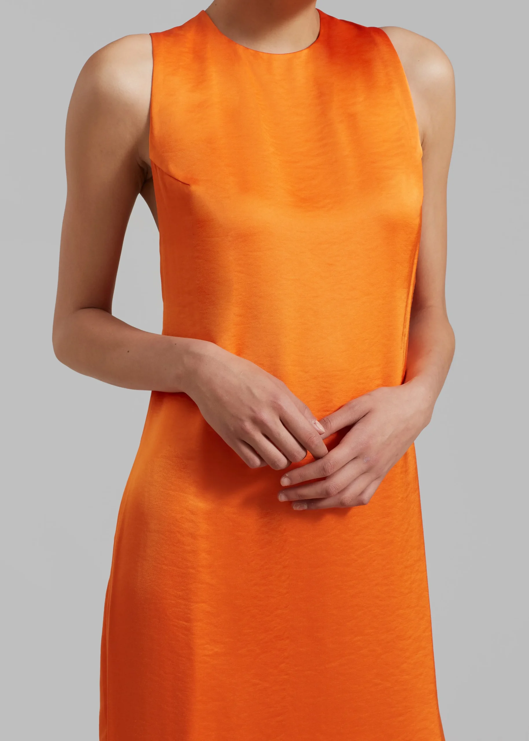 The Frankie Shop Samsoe Samsoe Ellie Dress Russet Orange Hot