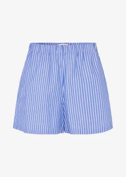 The Frankie Shop Samsoe Samsoe Maren Shorts Blue White Stripe