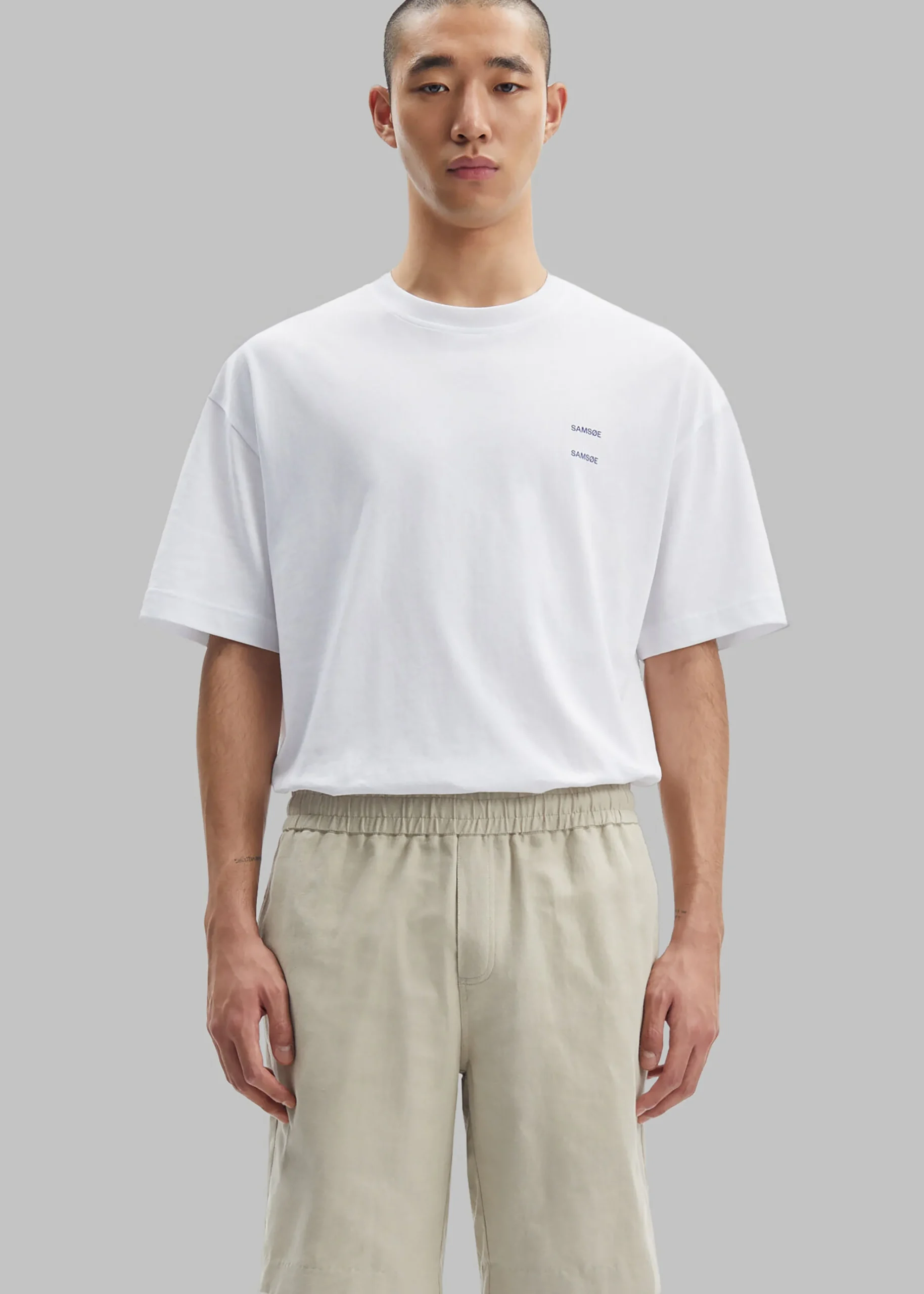 The Frankie Shop Samsoe Samsoe Smith Shorts Agate Grey