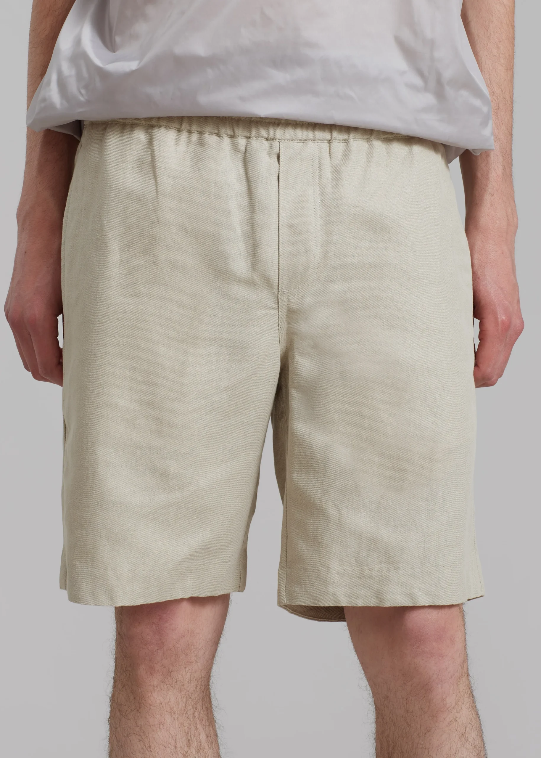 The Frankie Shop Samsoe Samsoe Smith Shorts Agate Grey