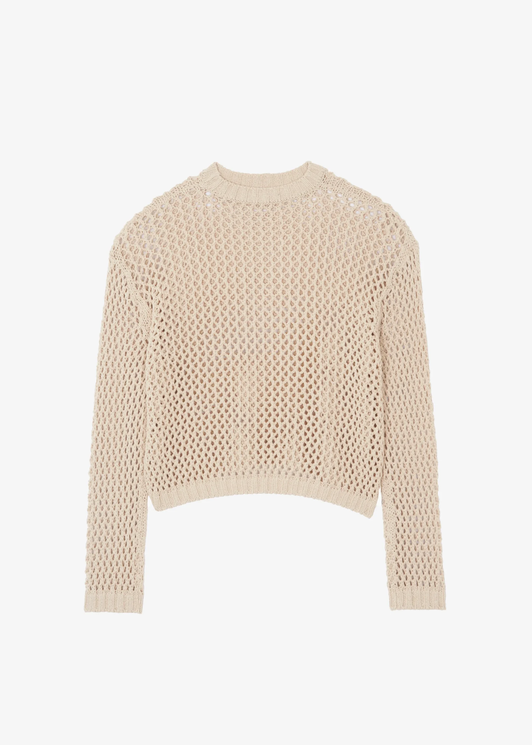The Frankie Shop Sedona Net Top Beige Online
