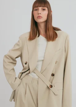 The Frankie Shop Sefa Blazer Beige Online