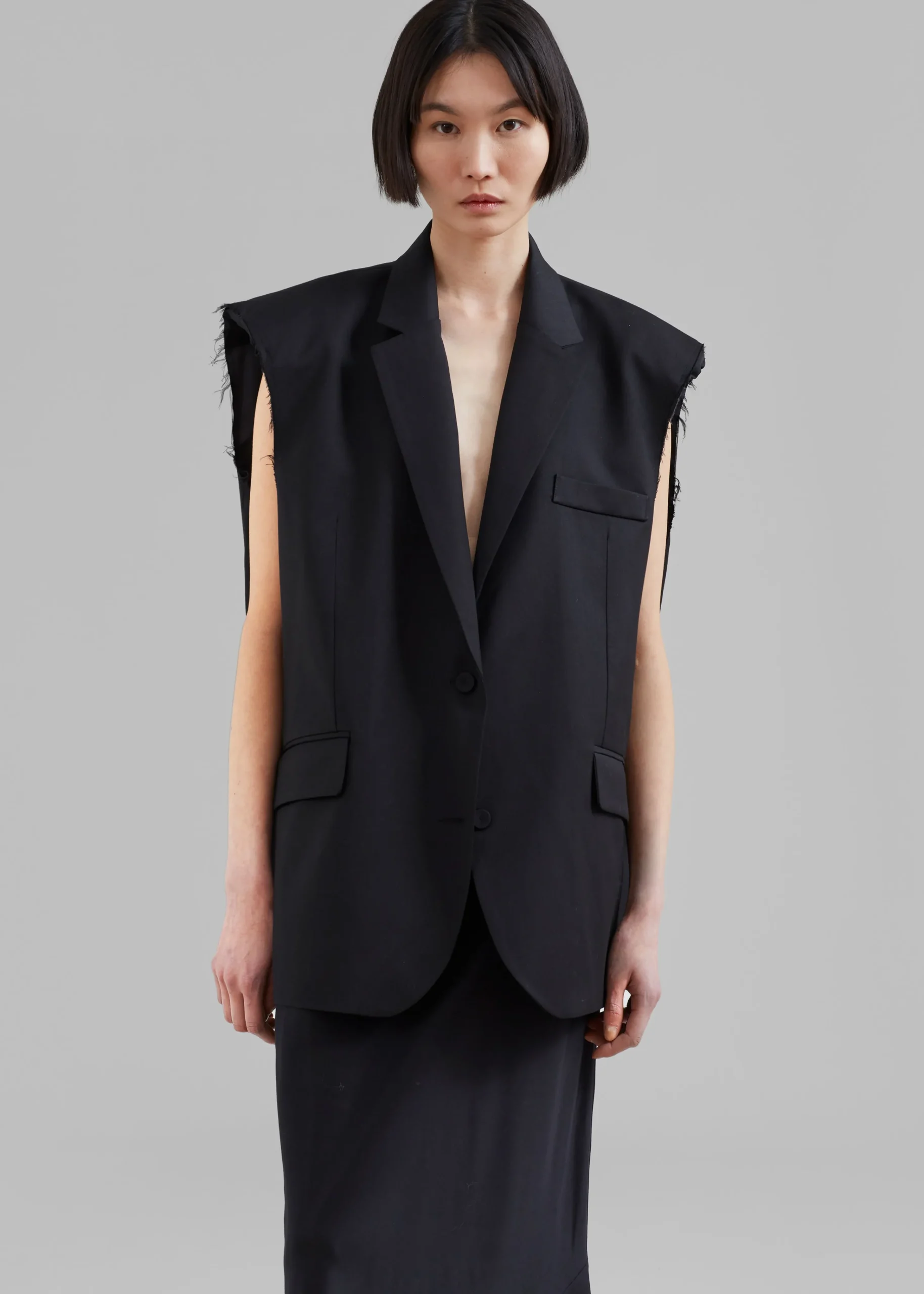 The Frankie Shop Senol Blazer Vest Black Online