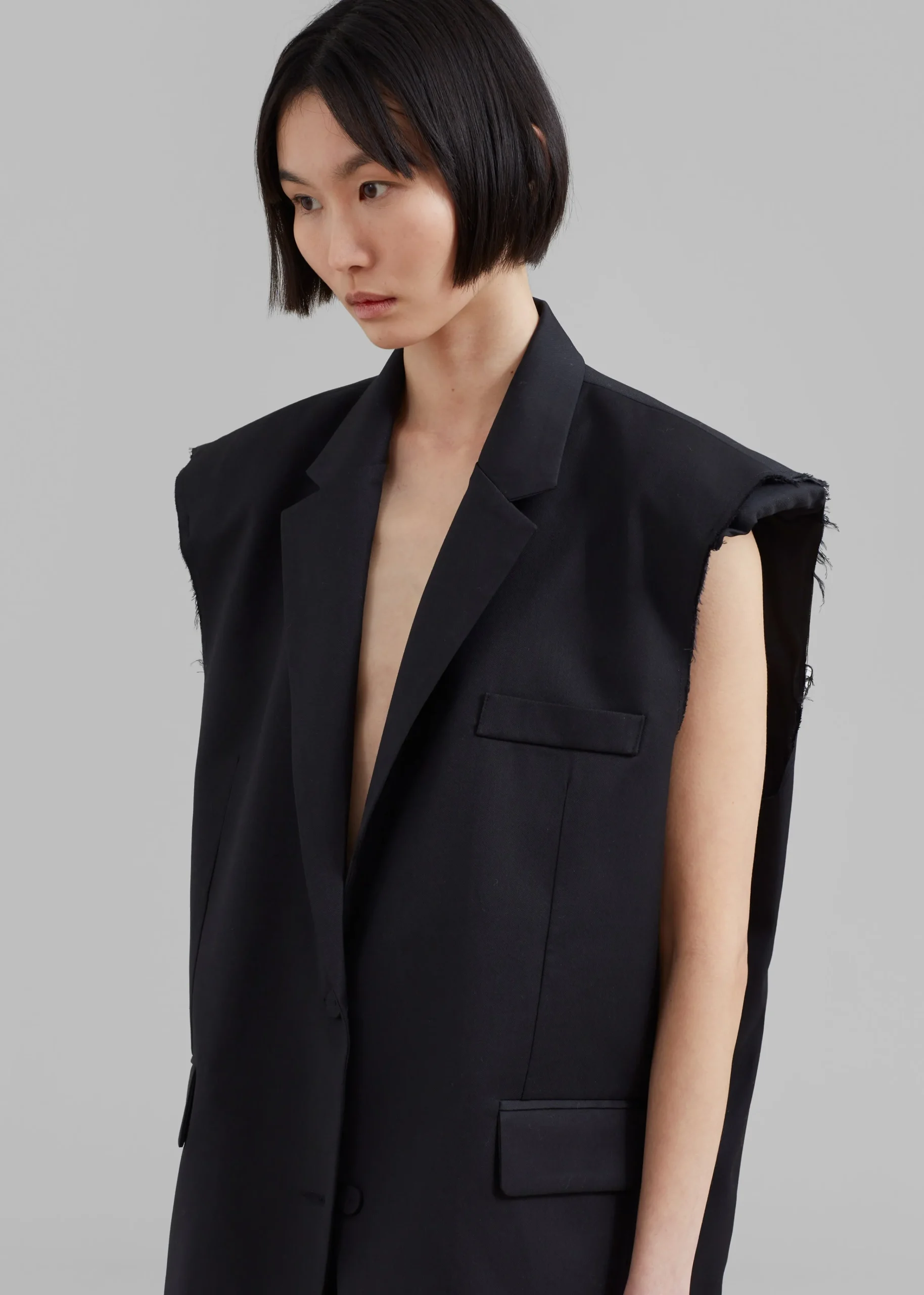 The Frankie Shop Senol Blazer Vest Black Online