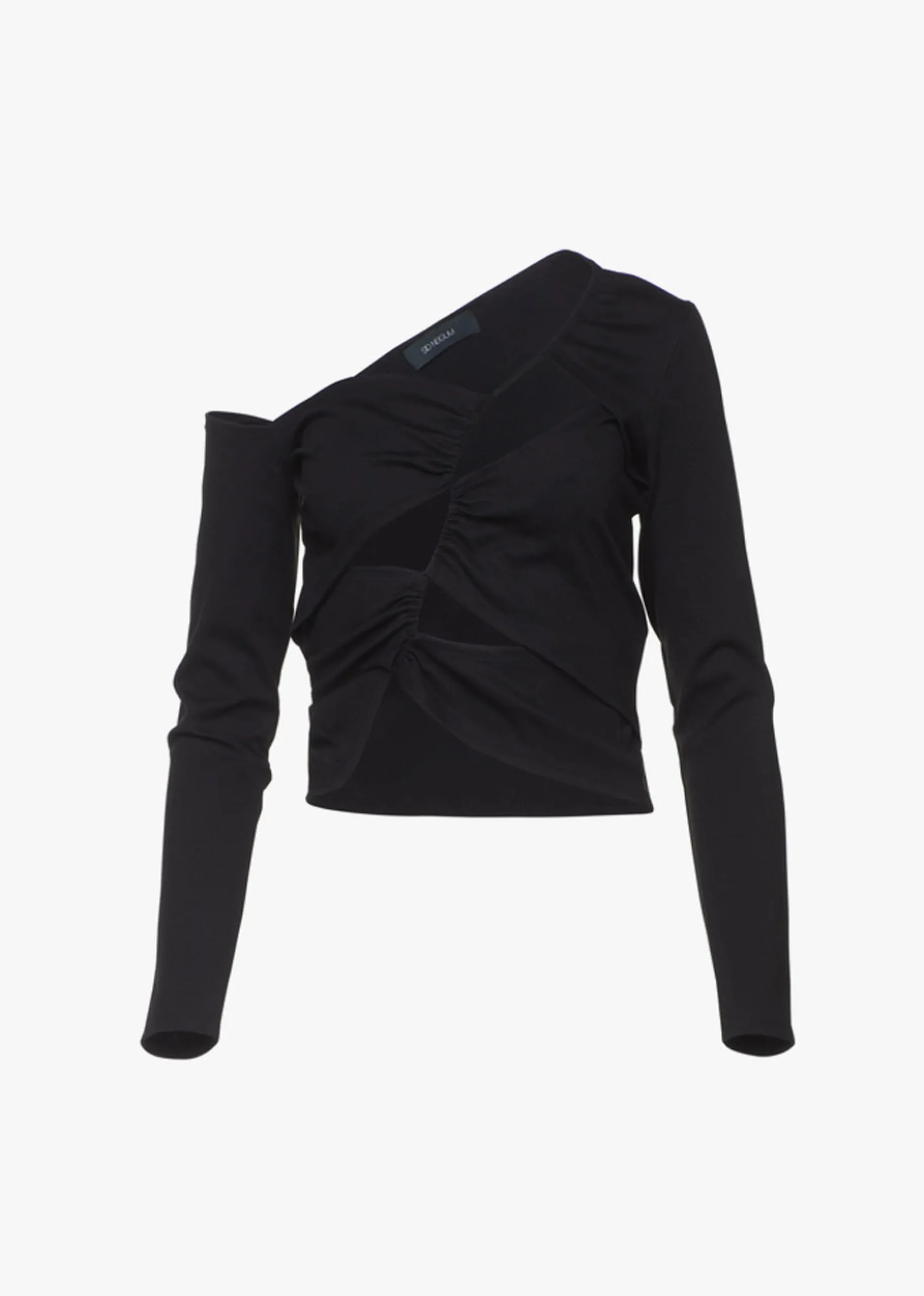 The Frankie Shop Sid Neigum Cutout Tension Blouse Black Discount